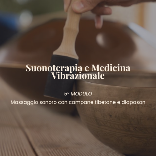 Massaggio sonoro con campane tibetane e diapason